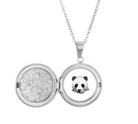 Collier avec médaillon en forme de panda au trésor national de la Chine