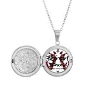 Collier avec médaillon motif graffiti Street Music - Cadeau d'anniversaire