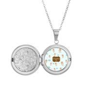Collier avec médaillon motif marmotte au Canada et aux États-Unis