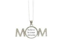 Collier avec pendentif « Believe In Your Dream » - Cadeau de fête des mères pour maman, grand-mère, M