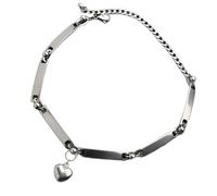 Collier avec pendentif, chaîne en acier inoxydable robuste | Mode sombre, forme punk unique, accessoire de tous les jours, déclaration de mode audacieuse