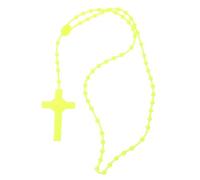 Collier avec pendentif chapelet et perles - Accessoires décoratifs légers - Pour femme