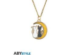 Collier avec pendentif "Chats sur la lune" X4 Sailor Moon