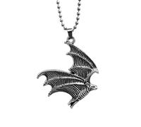 Collier avec pendentif chauve-souris gothique élégant en alliage pour des styles uniques et des occasions spéciales