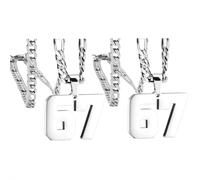 Collier avec pendentif chiffre 67, collier 67, colliers amusants à six sept chiffres, colliers à pendentifs en acier inoxydable, pendentifs six sept mèmes pour homme et femme, free size, Acier