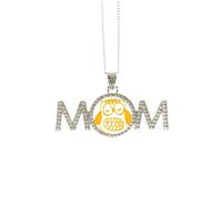 Collier avec pendentif chouette pour protéger les animaux de compagnie - Cadeau de fête des mères pour maman, grand-mère, grand-mère, M