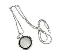 Collier avec pendentif commémoratif géométrique minimaliste en poils d ' animaux de compagnie, résistant allergies et ternissement, pendentif traditionnel en poils d ' animaux de compagnie, collier