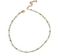 Collier avec pendentif compatible avec les femmes, collier avec pendentif géométrique All Match Golden Sugar Cubes Shape Necklace (Color : Green)