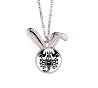 Collier avec pendentif constellation Scorpion signe du zodiaque lapin