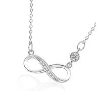 Collier avec pendentif creux en forme de huit pendentifs - Texture métallique - Convient pour les défilés de mode et les tenues élégantes