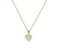Collier avec pendentif d'amour pour femme - Chaîne simple - Convient pour un usage quotidien