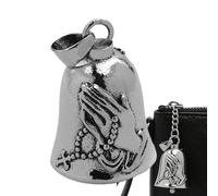 Collier avec pendentif de sécurité polyvalent, cloche de moto, bijou élégant pour homme, petit ami, amant, cavalier, accessoire parfait pour la randonnée, la croisière, l'aventure, les trajets urbains