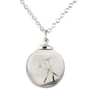 Collier avec pendentif désir de pissenlit charme lueur dans le noir collier avec pendentif en verre de pissenlit brillant durable design