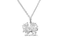 Collier avec pendentif dragon gallois en argent sterling 925 massif
