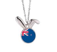 Collier avec pendentif drapeau national de l'Océanie