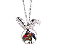 Collier avec pendentif éléphant en forme de lapin minoritaire en Chine