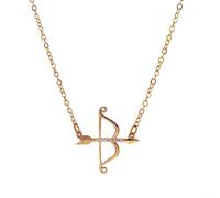 Collier avec pendentif en alliage avec pierre transparente, collier plastron minimaliste pour femme