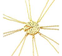 Collier avec pendentif en argent et pizza au fromage - Collier d'amitié - Cadeau idéal