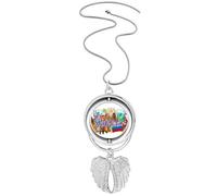 Collier avec pendentif en forme d'ailes d'ange en Russie - Cathédrale Saint-Basile - Mausolée de Lénine
