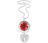 Collier avec pendentif en forme d'ailes d'ange - Motif Madrid - Motif corrida espagnole