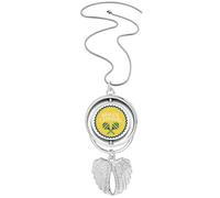 Collier avec pendentif en forme d'ailes d'ange pour célébrer le carnaval du Brésil