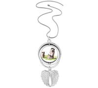 Collier avec pendentif en forme d'ailes d'ange sur l'île de Pâques