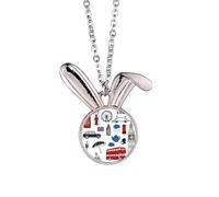 Collier avec pendentif en forme de boîte aux lettres de Londres Big Ben Booth - Cadeau idéal