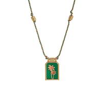 Collier avec pendentif en forme de carte de tarot - Style rétro - Pour femme - Avec une carte de tarot rétro - Bijoux artistiques, taille unique, Comme décrit, Comme décrit.