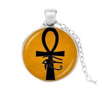 Collier avec pendentif en forme de croix de la vie avec pendentif en forme de croix de Dieu Égypte et amulette pour éloigner le mauvais esprit, maman égyptienne, nan