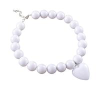 Collier avec pendentif en forme de cœur à la mode pour la femme moderne à la recherche d'élégance et de styles élégants, taille unique, Comme décrit, Comme décrit.