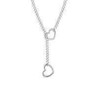 Collier avec pendentif en forme de cœur punk - Pendentif en forme de cœur en acier titane - Bijoux gothiques pour filles, petites amies, épouses, Refer to description, Acier titane, Unisexe