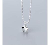 Collier avec pendentif en forme de dent de squelette en argent sterling 925 pour femme, bijou élégant et tendance, style punk, accessoire de collier de perles