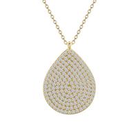 Collier avec pendentif en forme de goutte d'eau : fabriqué en cuivre pur, ce collier tendance et polyvalent est un cadeau pour les femmes.