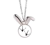 Collier avec pendentif en forme de griffe de poulet, pour protéger les contours de la patte de lapin