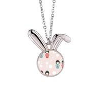 Collier avec pendentif en forme de lapin Art déco Japon
