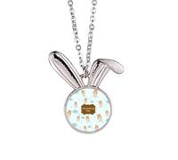 Collier avec pendentif en forme de lapin de la marmotte au Canada et aux États-Unis