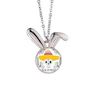 Collier avec pendentif en forme de lapin du Mexique Happy The Day of the Dead