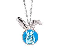 Collier avec pendentif en forme de lapin du Nouvel An des lapins en Chine