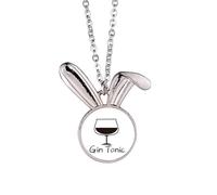Collier avec pendentif en forme de lapin Gin Tonic