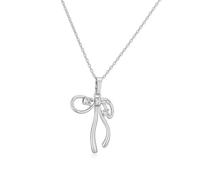 Collier avec pendentif en forme de nœud pour femme, beau collier polyvalent qui peut être porté empilable, adjustable, Zircone cubique