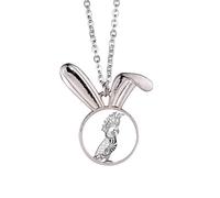 Collier avec pendentif en forme de perroquet - Portrait d'animal - Cadeau idéal