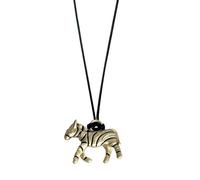 Collier avec pendentif en forme de zèbre unique pour un usage quotidien élégant en alliage, One Size, Comme décrit, Comme décrit.