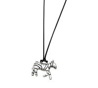 Collier avec pendentif en forme de zèbre unique pour un usage quotidien élégant en alliage, One Size, Comme décrit, Comme décrit.