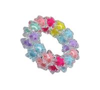 Collier avec pendentif en forme d'étoile colorée - Design tendance 2025 - Accessoire léger pour les fêtes, au quotidien - Bijoux de fête pour femme, L, Comme décrit, Comme décrit.