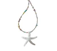 Collier avec pendentif en forme d'étoile de mer tendance et réglable pour ajouter un charme tendance à toutes les tenues, taille unique, Comme décrit, Comme décrit.