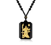 Collier avec pendentif en jade néphrite naturelle incrusté d'or 22 carats porte-bonheur Bijoux en jade, Jade néphrite, Jade