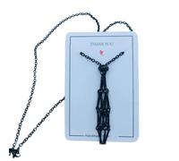 Collier avec pendentif en maille réglable en forme de cage en cristal - Support de remplacement vide en pierre de cristal - Résistant à la décoloration - Convient pour différentes tailles de cou, L