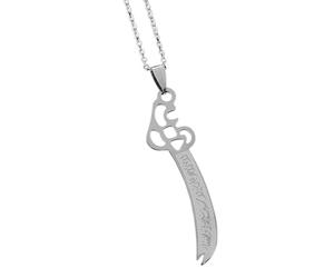 Collier avec pendentif épées tendance en acier inoxydable 304 - Unisexe - Accessoire de couple, One Size, Comme décrit, Comme décrit.