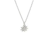 Collier avec Pendentif Fleur | Style Élégant Et Esthétique Plaqué Cuivre Et Zircon | Collier Pendentif Femme | pour Adolescentes, Maman, Petite Amie, Collègue, Fille, Voyage, Fête, Anniversaire, Maria