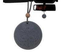 Collier avec pendentif homme volant - Collier roche volcanique, bijou totem quantique | Pierre volcanique matériau solide avec texture naturelle, pendentif élégant pour homme et femme à porter au